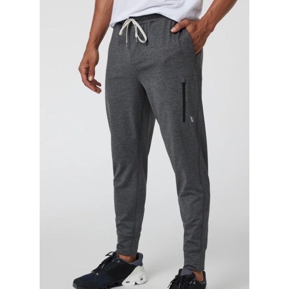 Vuori Men's Sunday Performance Jogger Charcoal Heather Grey Pants Medium